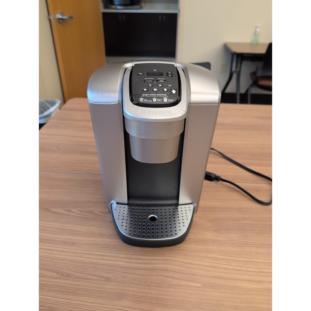 Keurig K-Elite K90 Single Serve K-Cup Pod Coffee Maker Brushed Silver Tested EUC